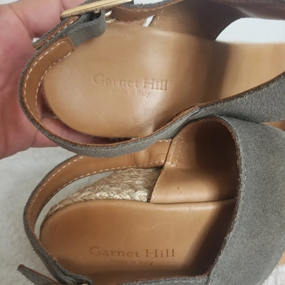 Garnet Hill Suede Espadrilles